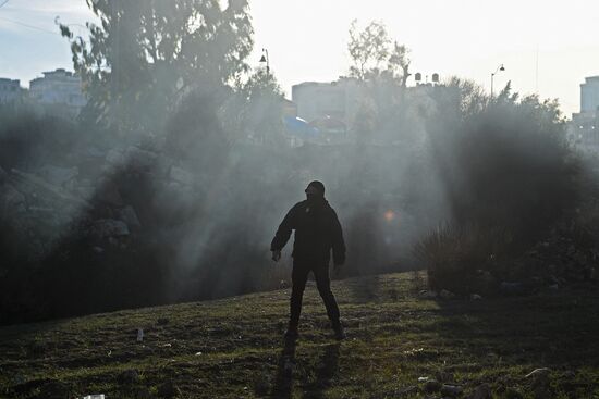 Clashes on Palestinian-Israeli border