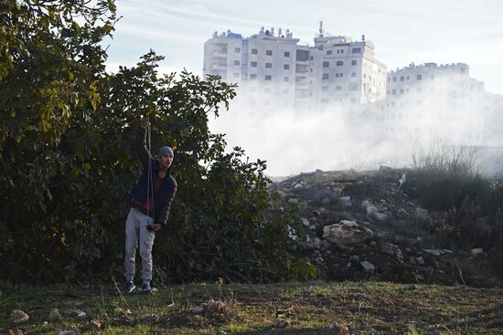 Clashes on Palestinian-Israeli border