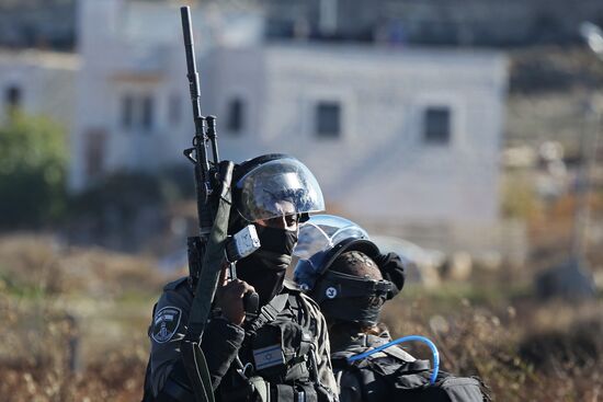 Clashes on Palestinian-Israeli border
