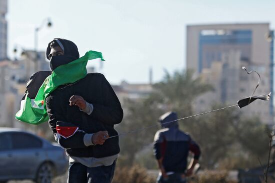 Clashes on Palestinian-Israeli border
