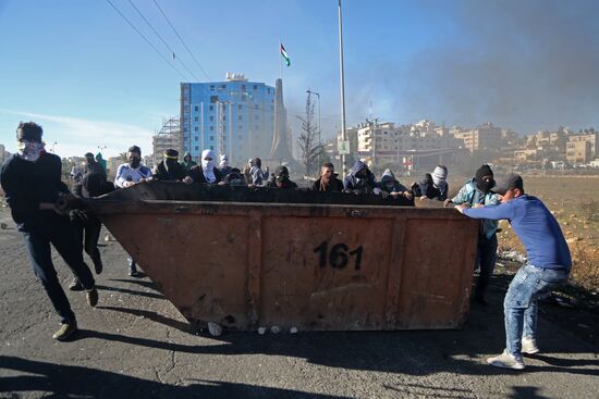 Clashes on Palestinian-Israeli border