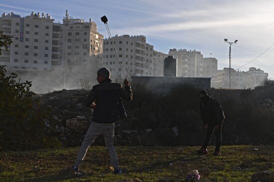 Clashes on Palestinian-Israeli border