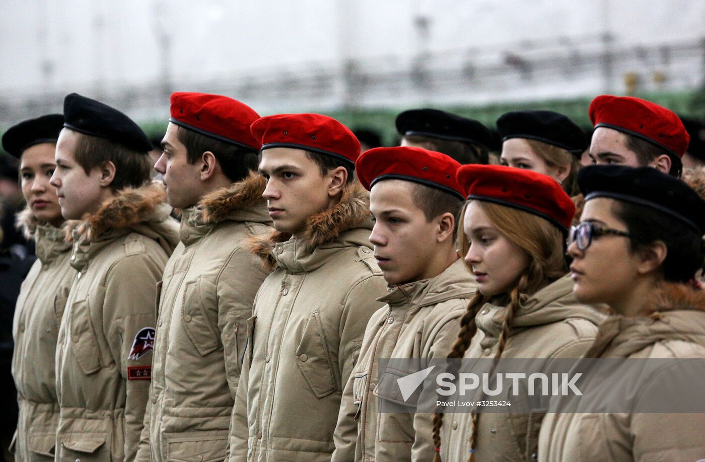 Murmansk Region students enrolled as Yunarmy members aboard Fleet Admiral of the Soviet Union Kuznetsov cruiser