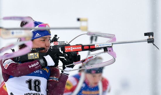 2017–18 Biathlon World Cup 2. Women's pursuit