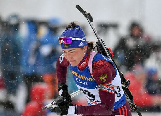 2017–18 Biathlon World Cup 2. Women's pursuit