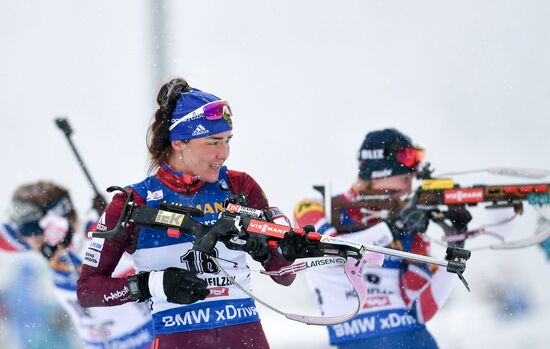 2017–18 Biathlon World Cup 2. Women's pursuit