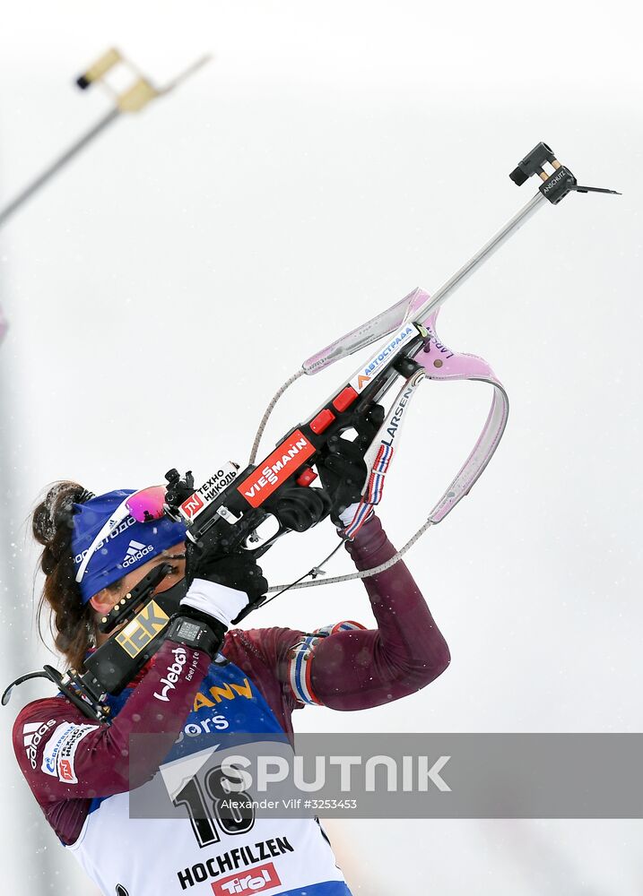 2017–18 Biathlon World Cup 2. Women's pursuit