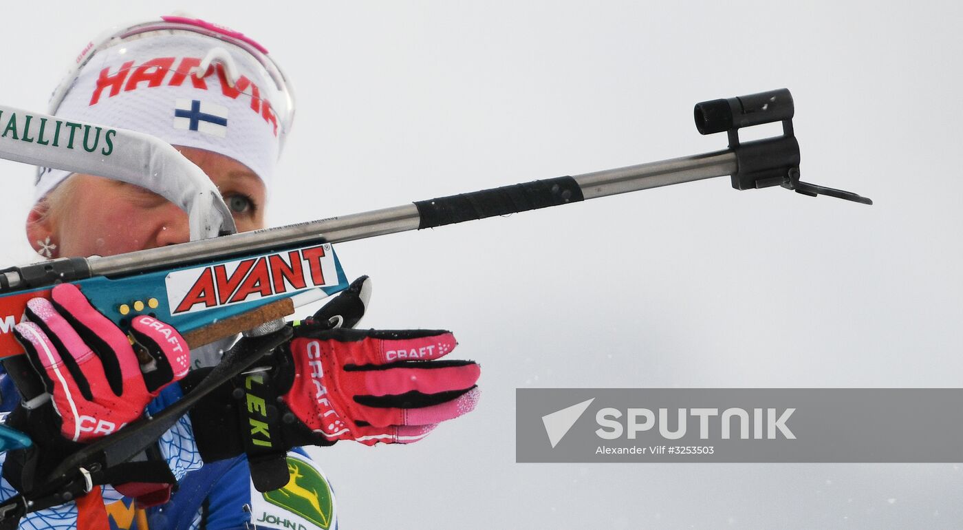 2017–18 Biathlon World Cup 2. Women's pursuit