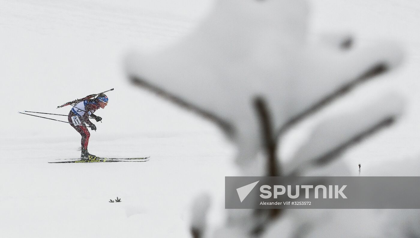 2017–18 Biathlon World Cup 2. Women's pursuit