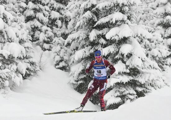 2017–18 Biathlon World Cup 2. Women's pursuit