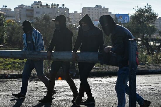 Clashes on Palestinian-Israeli border