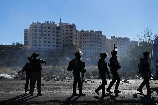 Clashes on Palestinian-Israeli border