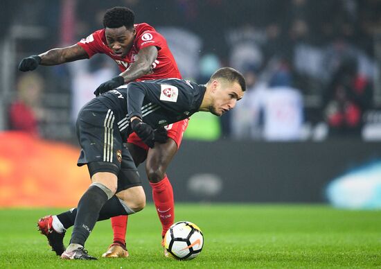 Russian Football Premier League. Spartak vs. CSKA