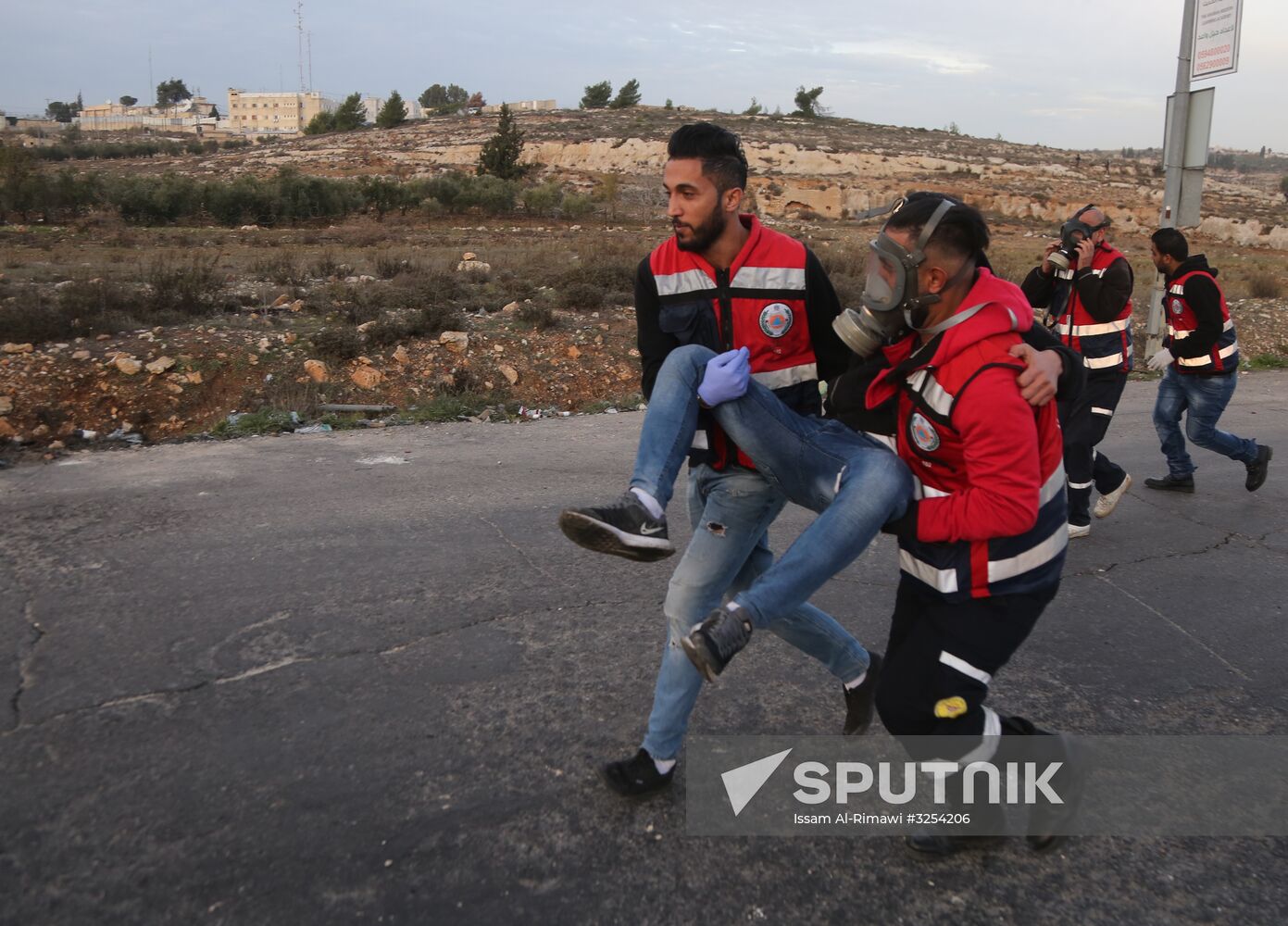Situation at Israel's border with Palestine
