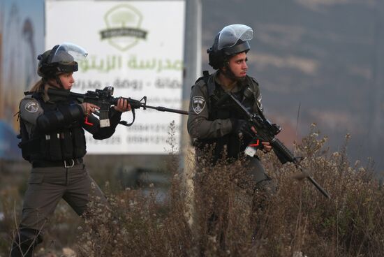 Situation at Israel's border with Palestine