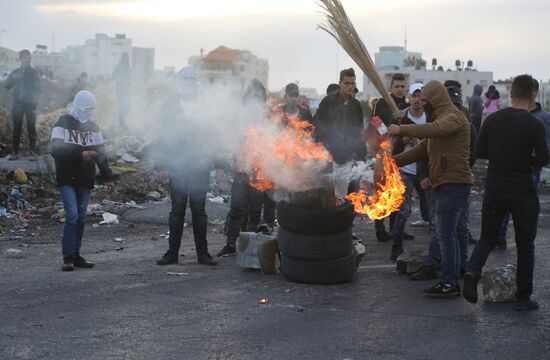Situation at Israel's border with Palestine