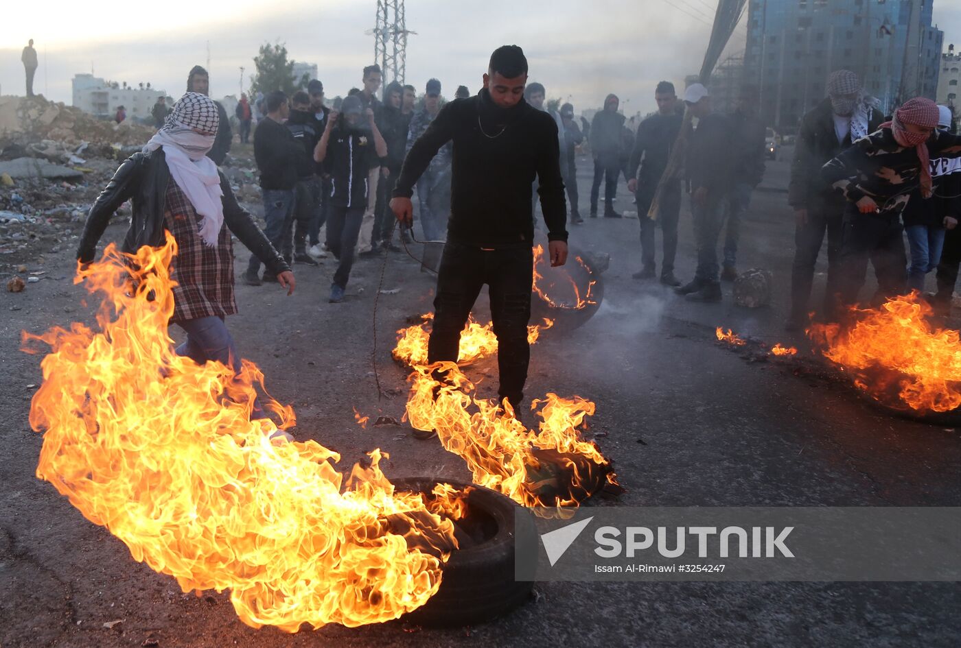 Situation at Israel's border with Palestine