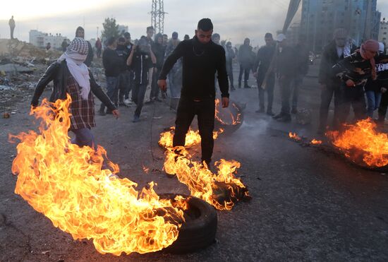 Situation at Israel's border with Palestine