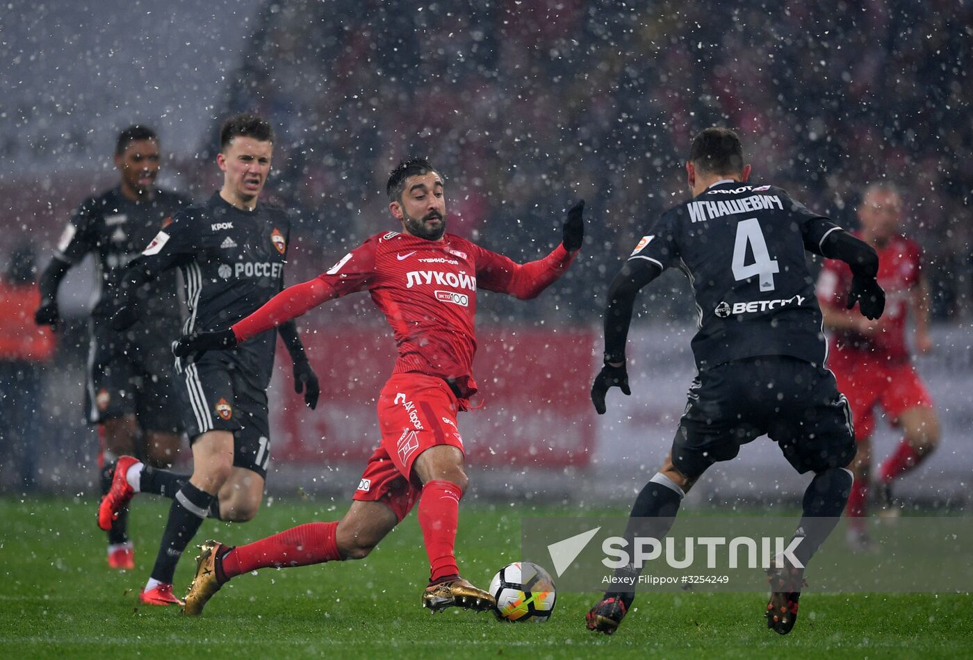 Russian Football Premier League. Spartak vs. CSKA
