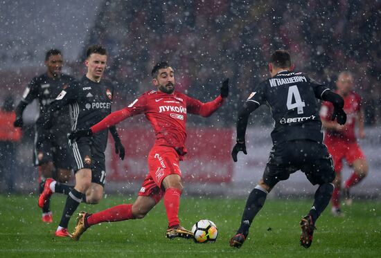 Russian Football Premier League. Spartak vs. CSKA