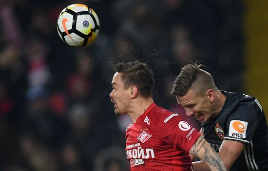 Russian Football Premier League. Spartak vs. CSKA