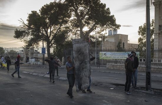 Situation at Israel's border with Palestine