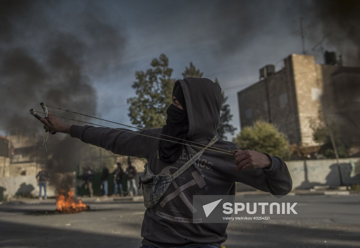 Situation at border between Israel and Palestine