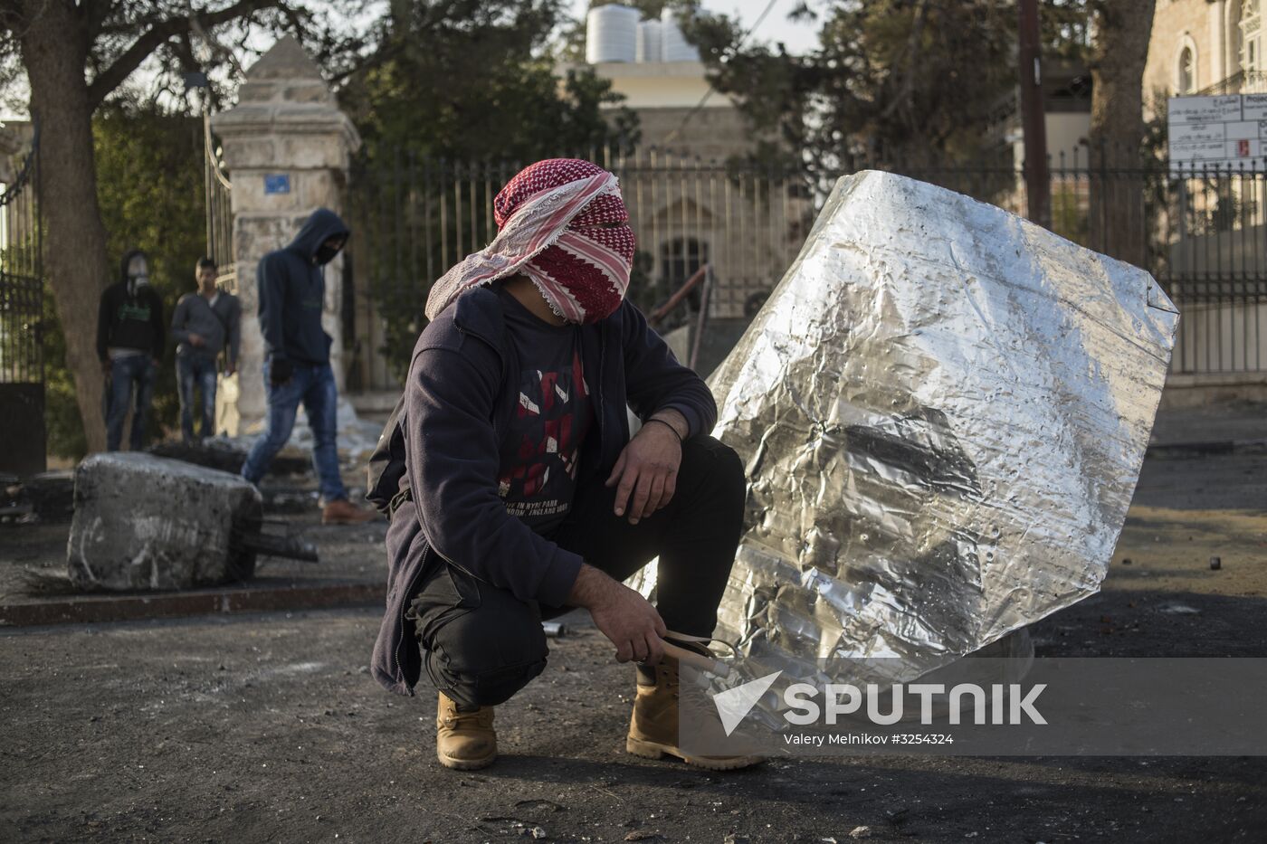 Situation at border between Israel and Palestine
