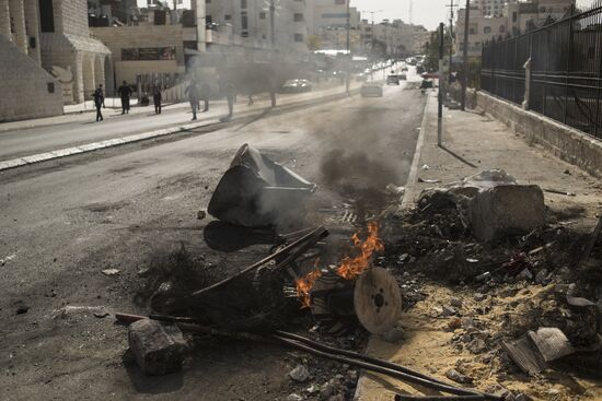 Situation at Israel's border with Palestine