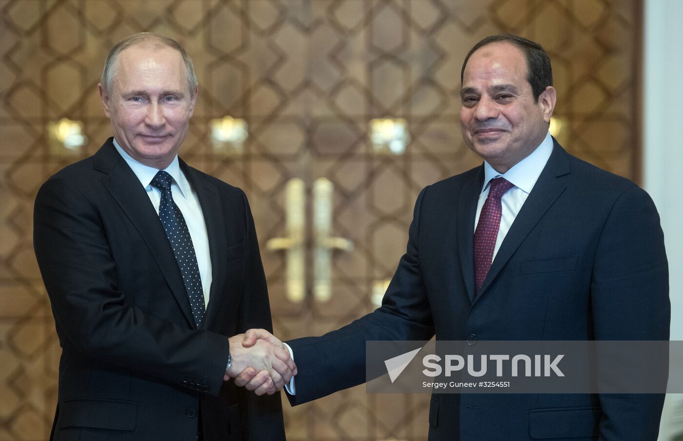 Russian President Vladimir Putin visits Egypt