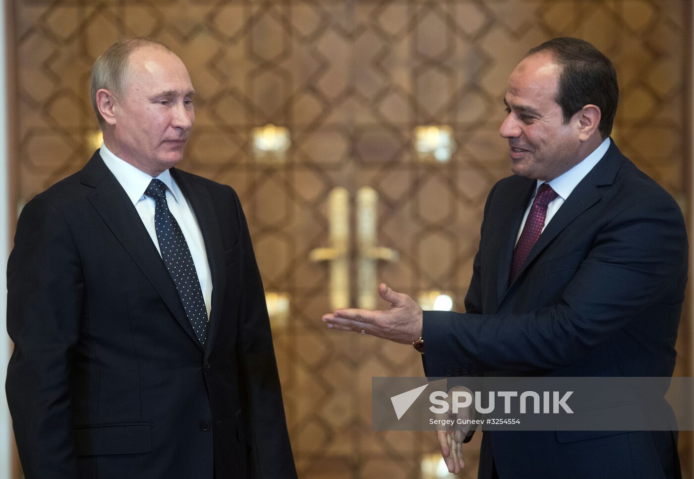 Russian President Vladimir Putin visits Egypt