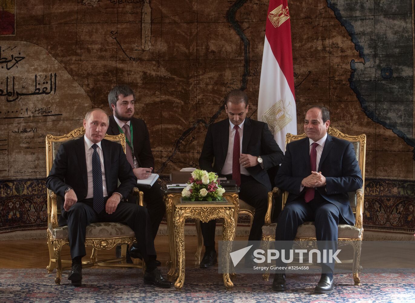 Russian President Vladimir Putin visits Egypt
