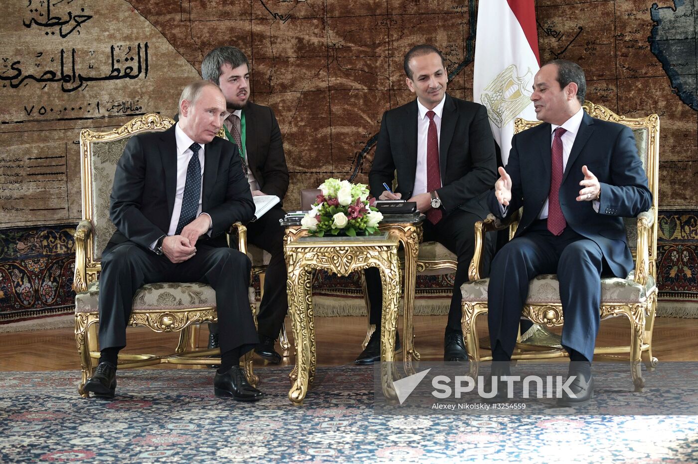 Russian President Vladimir Putin visits Egypt