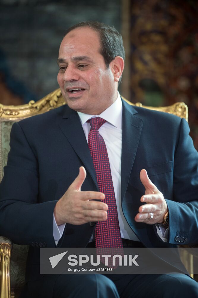 Russian President Vladimir Putin visits Egypt