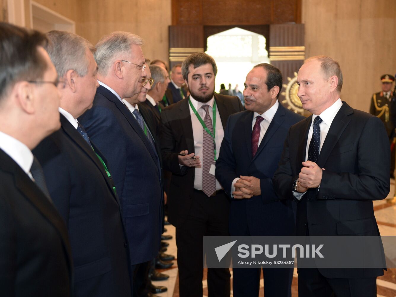 Russian President Vladimir Putin visits Egypt