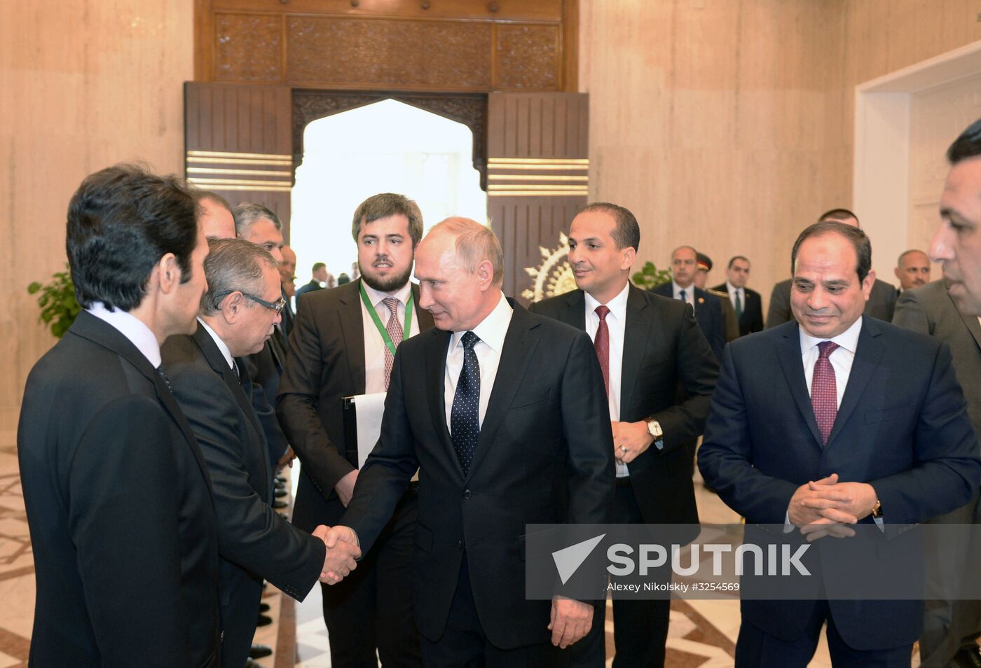 Russian President Vladimir Putin visits Egypt