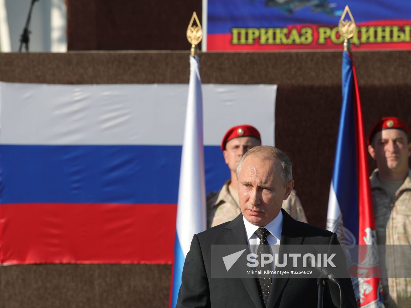 President Vladimir Putin visits Khmeimim Air Base in Syria