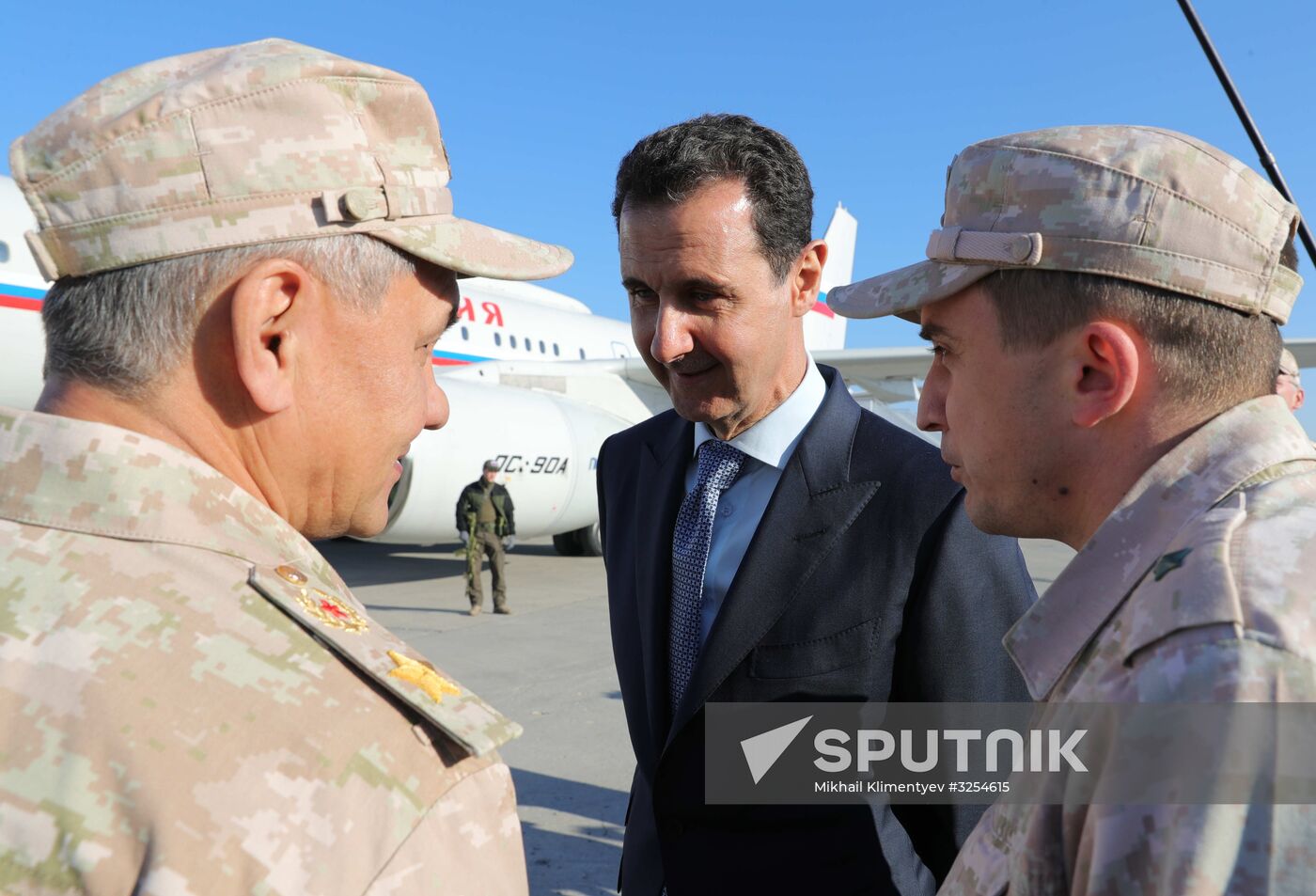 President Vladimir Putin visits Khmeimim Air Base in Syria