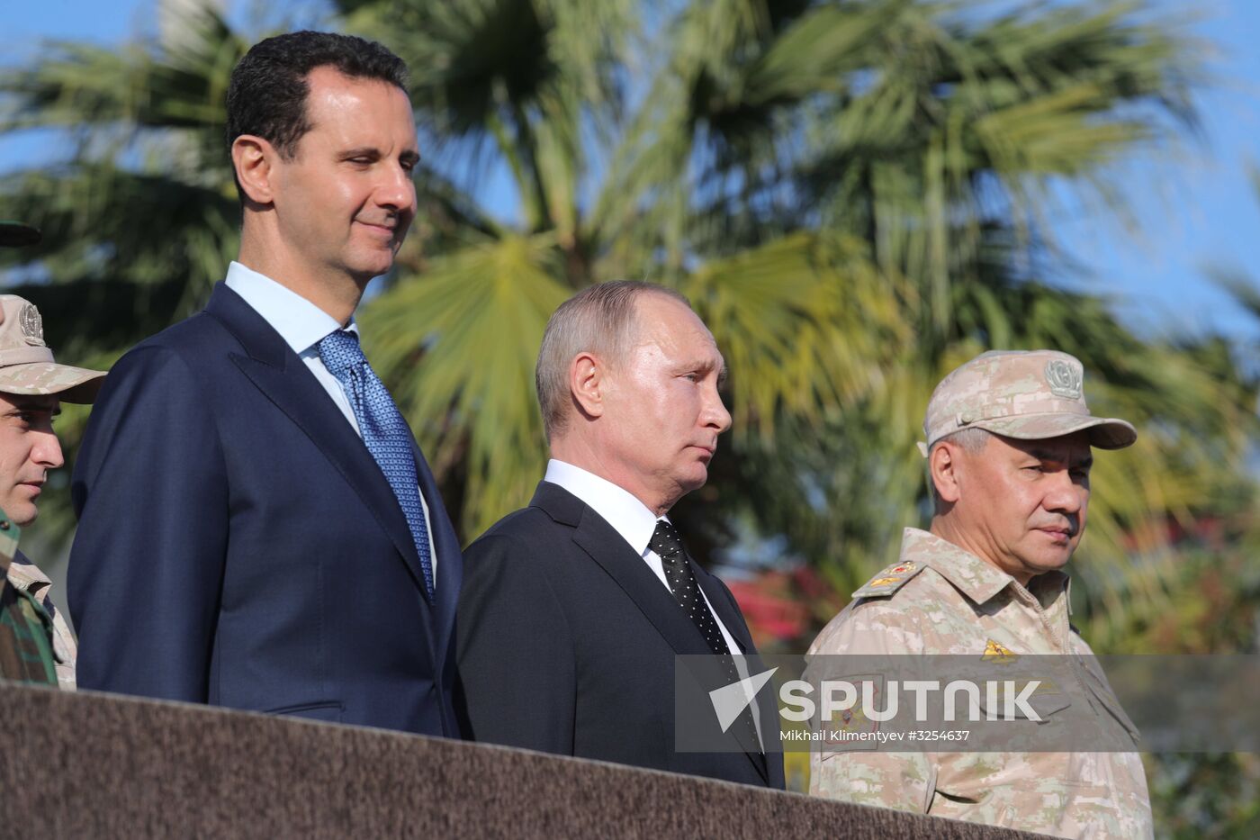 President Vladimir Putin visits Khmeimim Air Base in Syria