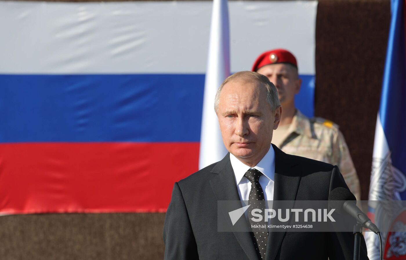 President Vladimir Putin visits Khmeimim Air Base in Syria