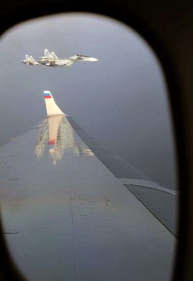 President Vladimir Putin visits Khmeimim Air Base in Syria