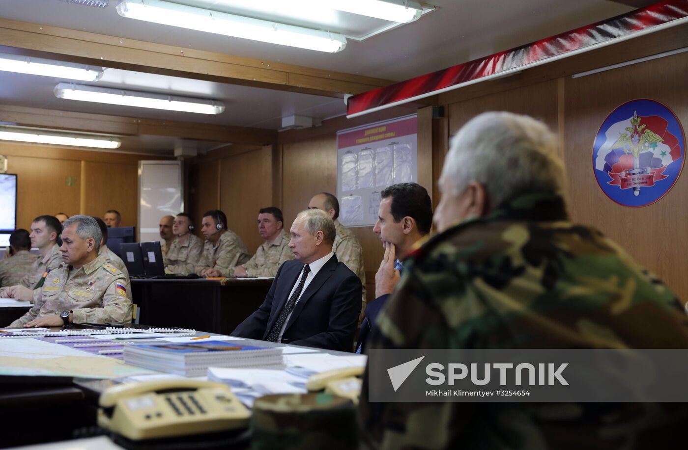 President Vladimir Putin visits Khmeimim Air Base in Syria