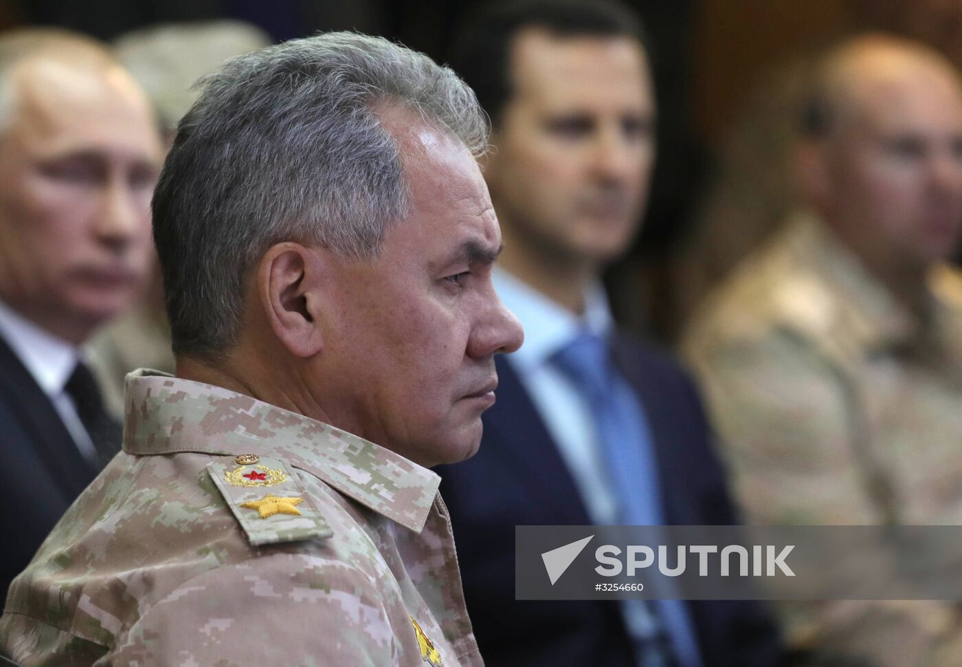 President Vladimir Putin visits Khmeimim Air Base in Syria