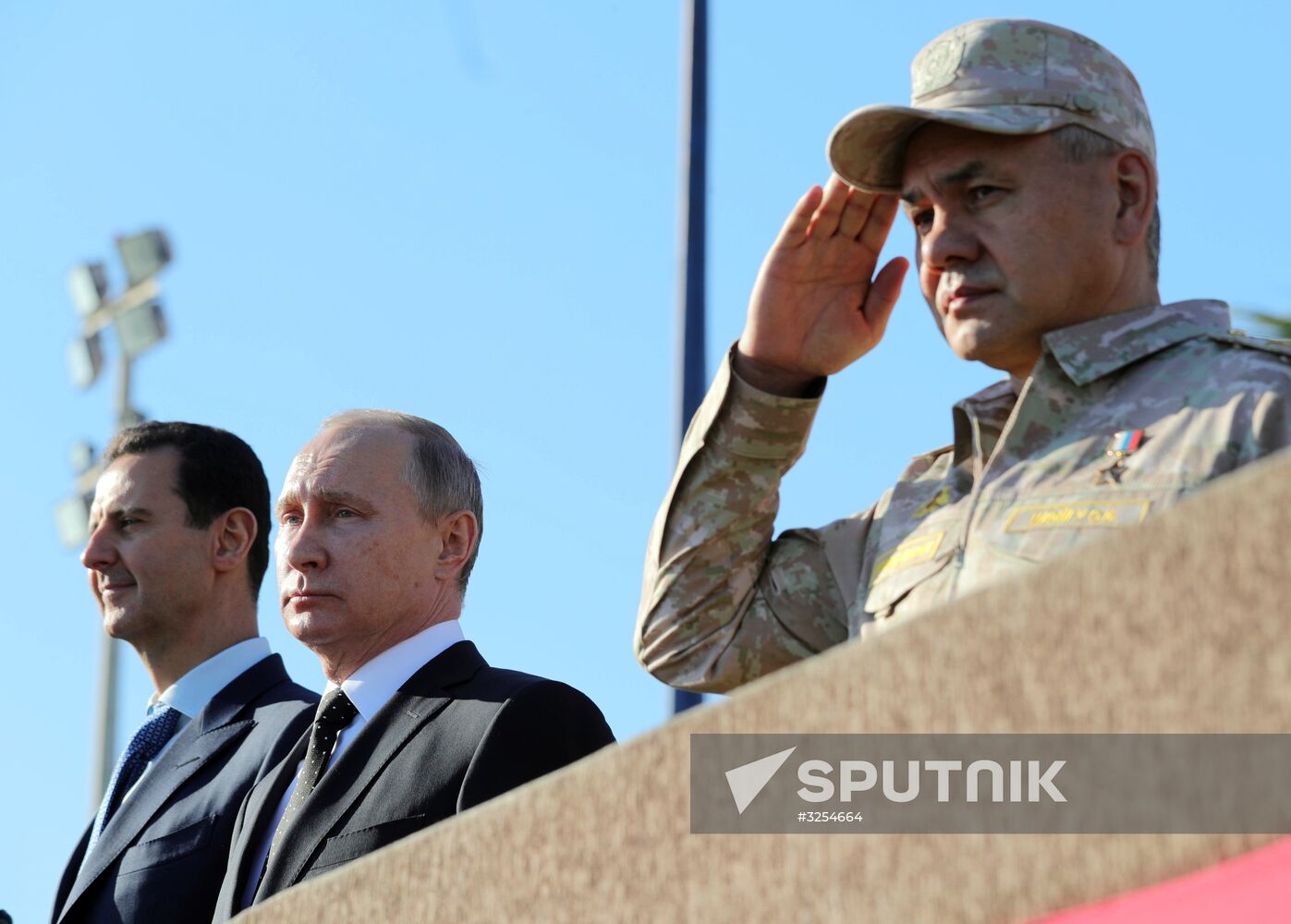 President Vladimir Putin visits Khmeimim Air Base in Syria