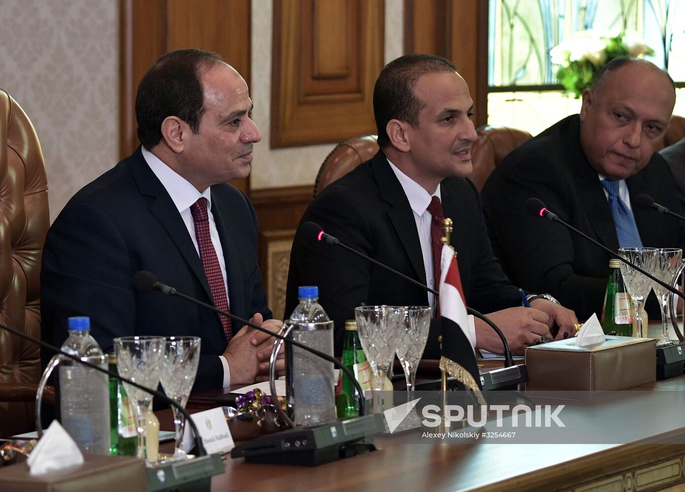 Russian President Vladimir Putin visits Egypt