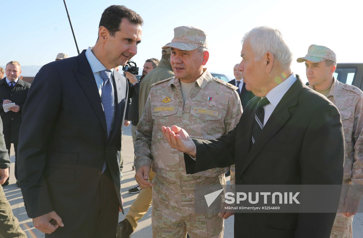 President Vladimir Putin visits Khmeimim Air Base in Syria