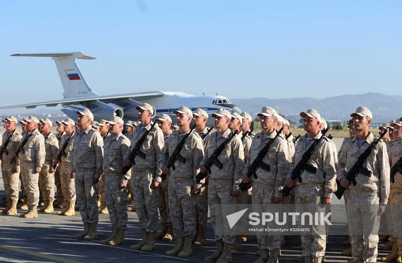 President Vladimir Putin visits Khmeimim Air Base in Syria