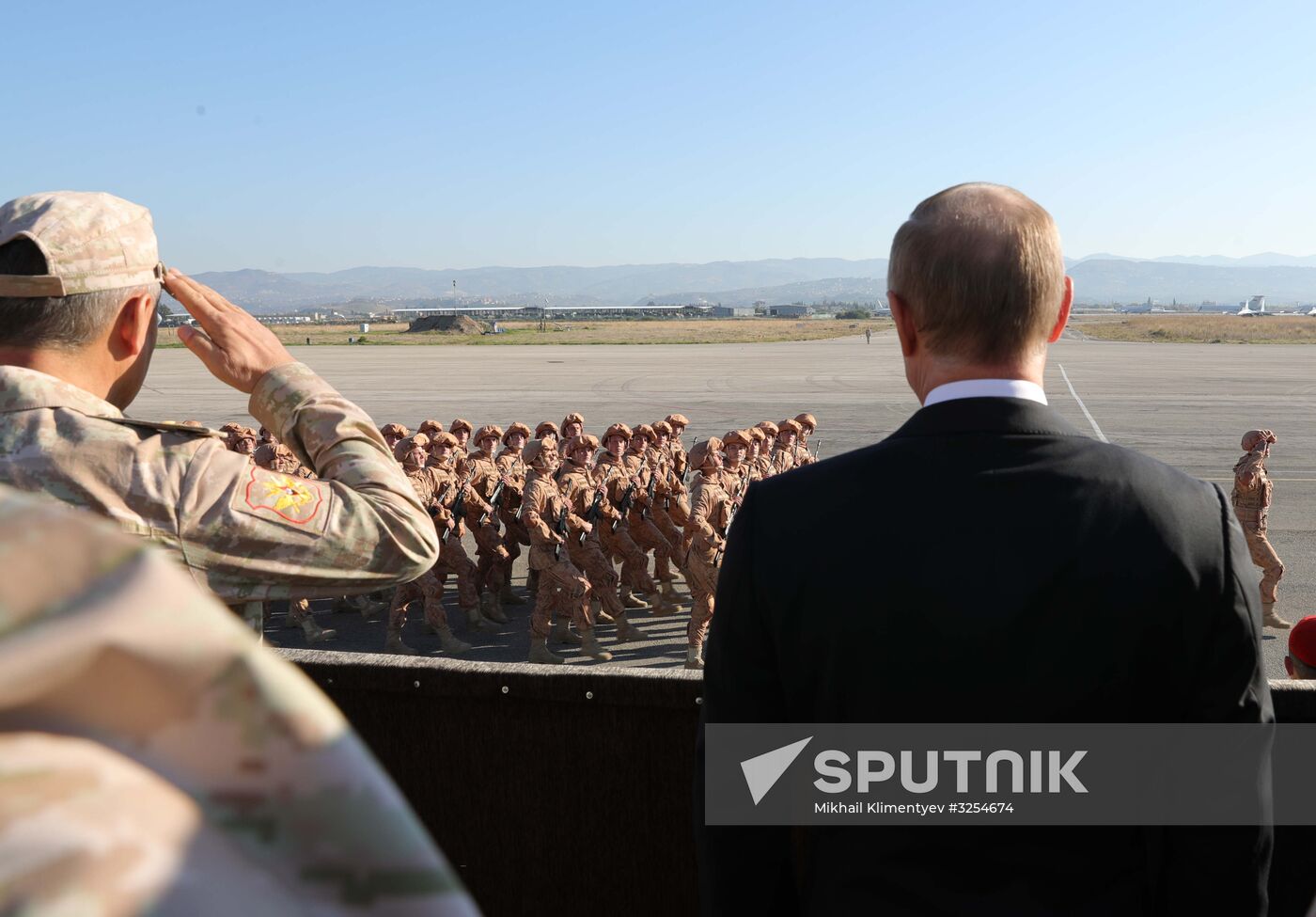 President Vladimir Putin visits Khmeimim Air Base in Syria