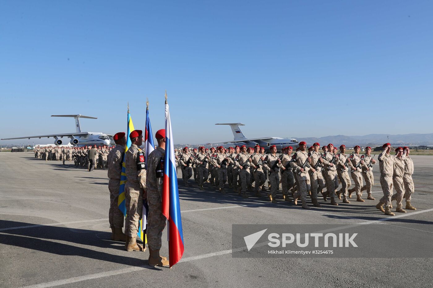 President Vladimir Putin visits Khmeimim Air Base in Syria