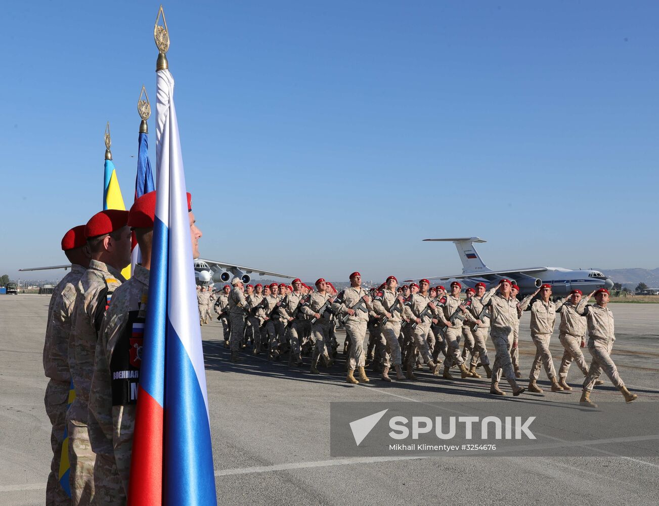 President Vladimir Putin visits Khmeimim Air Base in Syria